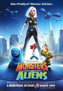 دانلود انیمیشن هیولاها علیه بیگانگان Monsters vs Aliens 2009 ✔️ زیرنویس فارسی